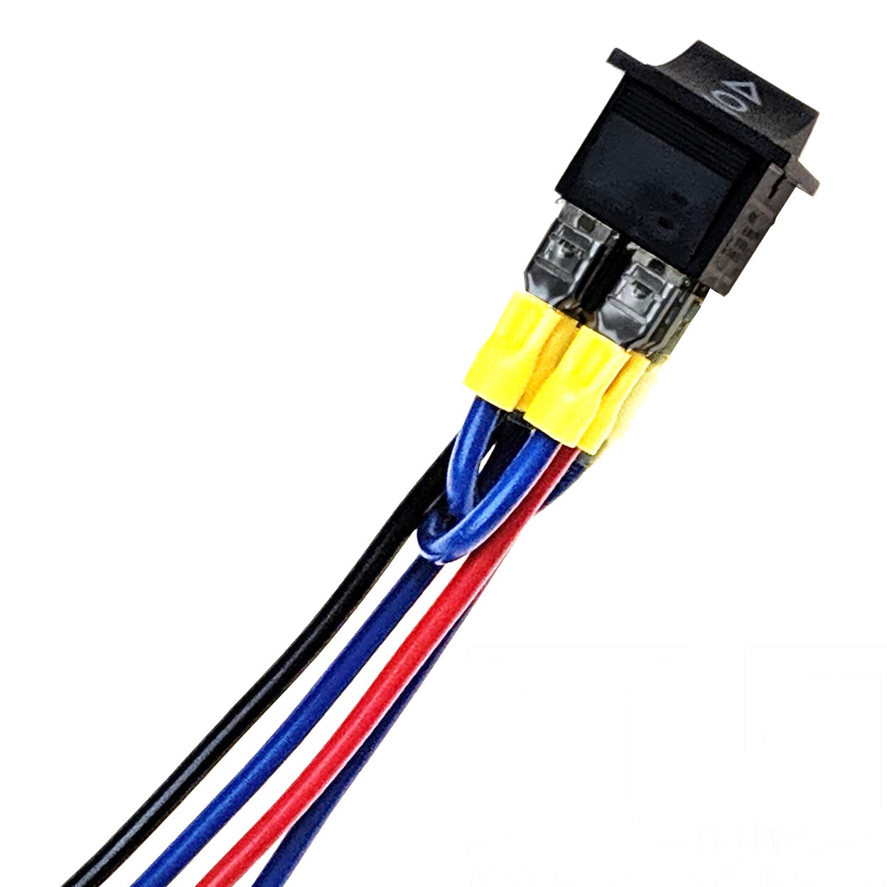 IndusTec Wired 20 AMP 12V DC Motor Polarity Reversing Rocker Maintained Latch Switch : Industrial & Scientific