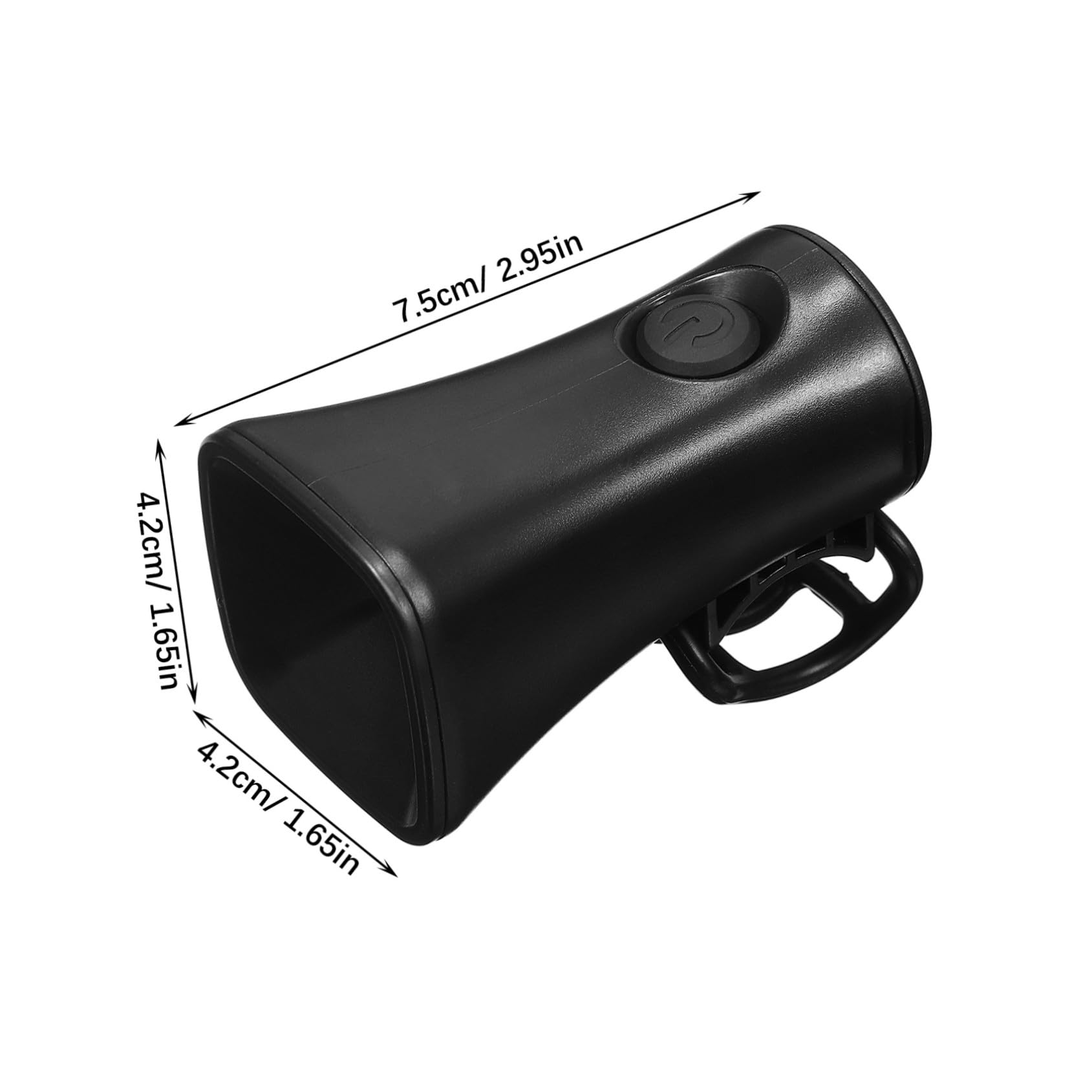 UKCOCO Cloche De Vélo Électrique Noire Avertisseur pour Guidon Installation Facile Compatible avec Types De Vélos