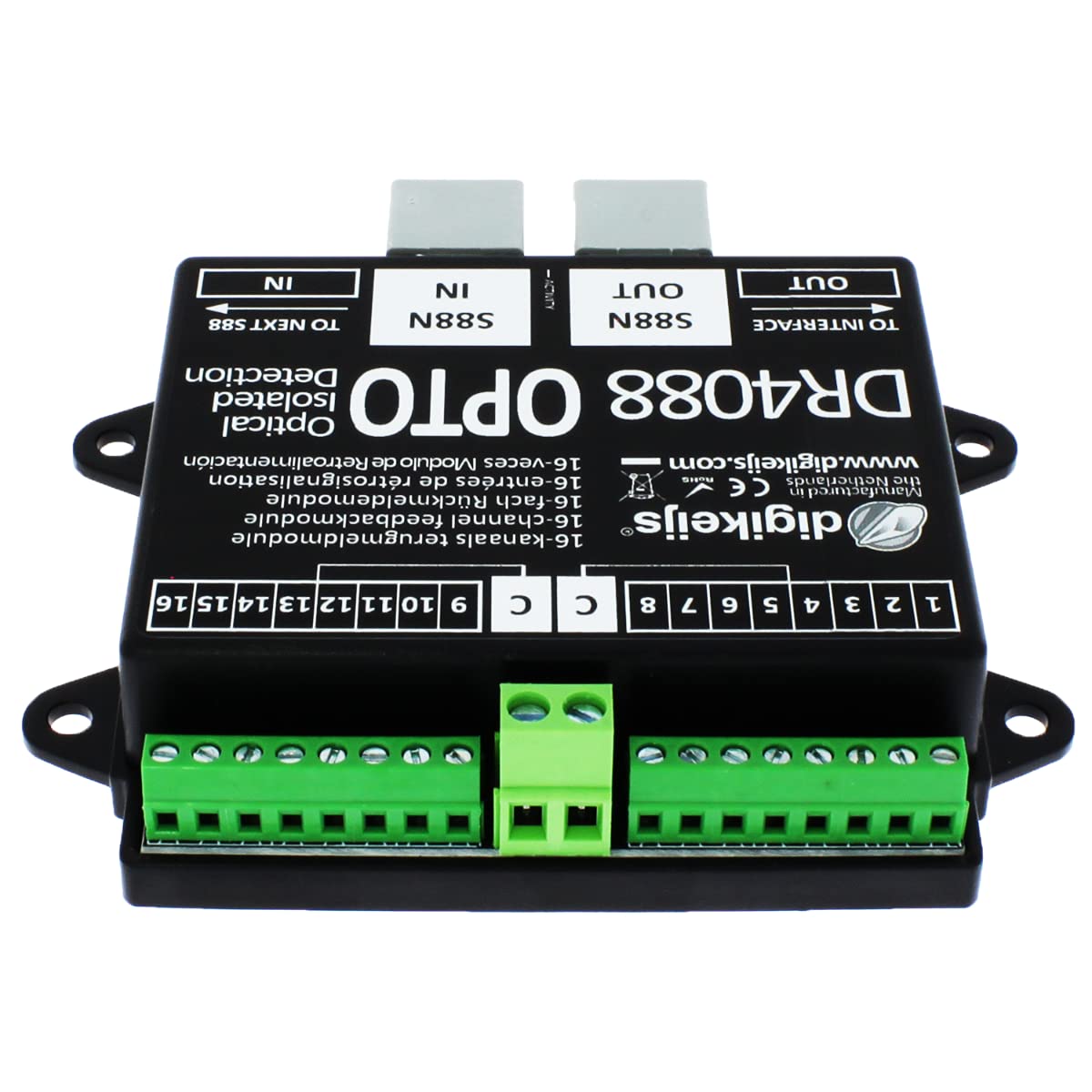 Digikeijs DR4088OPTO 16-Kanal Rückmeldemodul S88N: Amazon.de