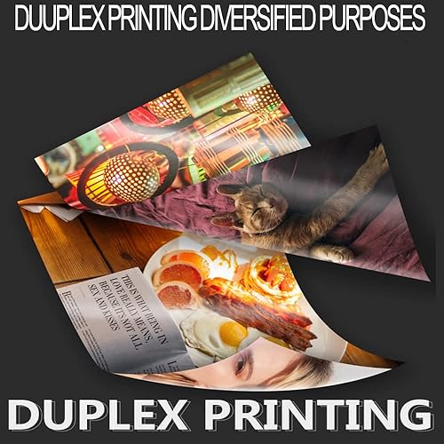 Miniatura 4 de LIWUTE Papel láser brillante A316.5 x 11.5 pulgadas, 50 hojas, papel recubierto de doble cara de alta calidad para impresoras láser, ideal para