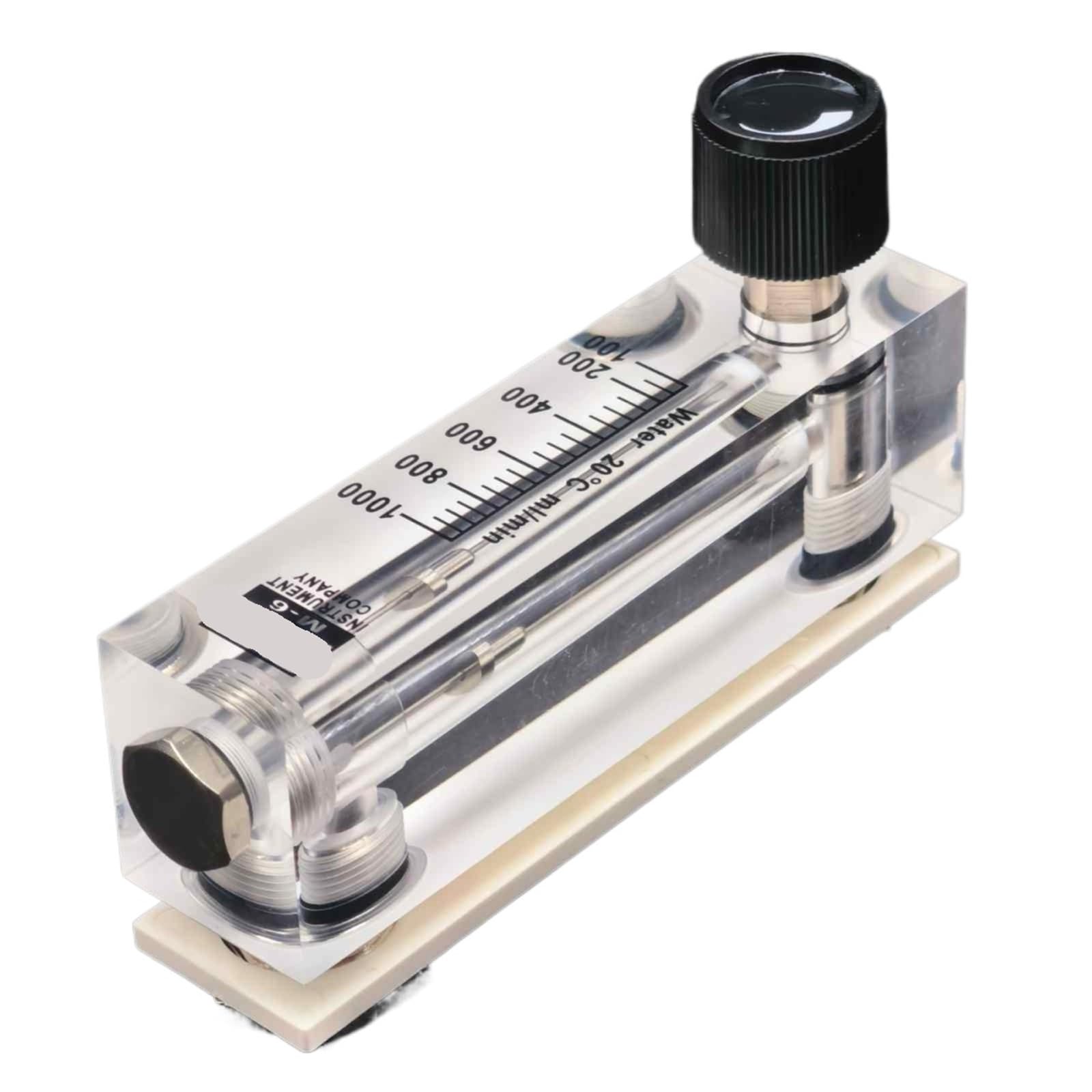 1 Uds medidor de flujo de Gas medidor de flujo de aire 1/4 "BSPT hembra Panel cuadrado tipo rotámetro LZT-6T 0,1-1LPM 10-100LPM 1-10LPM 2-20LPM 0,5-5LPM(0.5-5LPM)