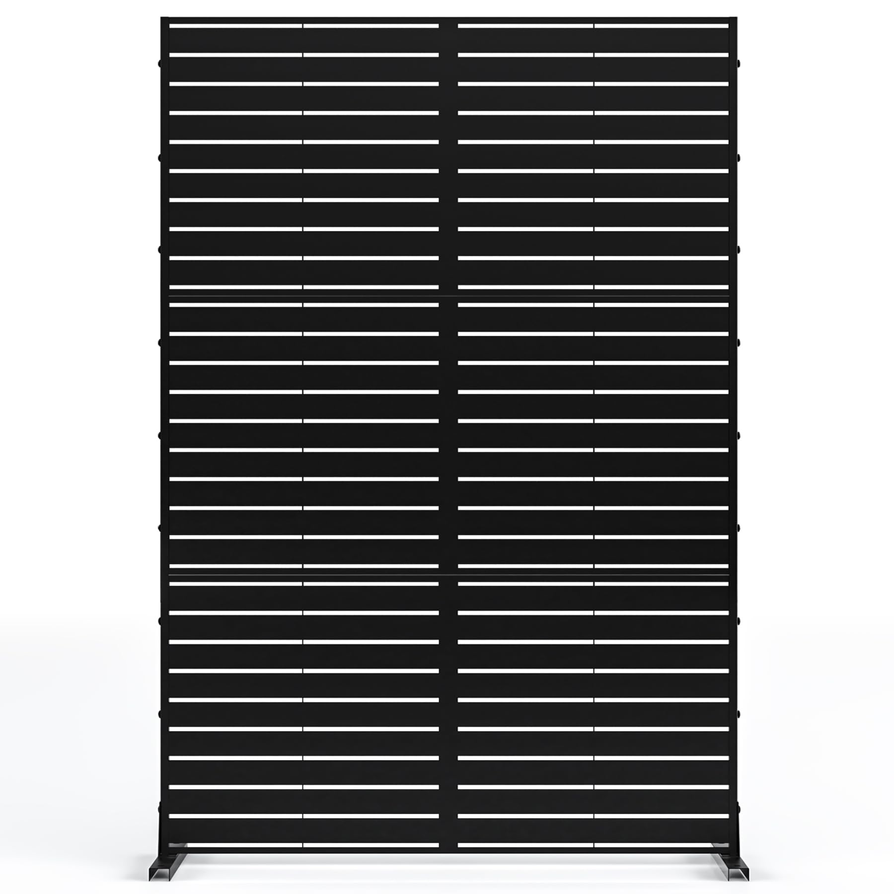 MTART Metal Privacy Screen 72 H x 47.2 Louvered
