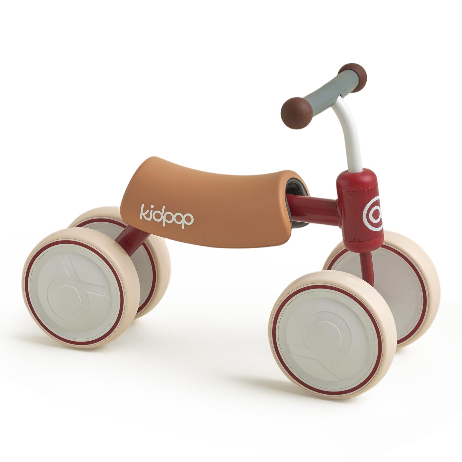 kidpop Vélo d'Équilibre Big Bee (Unisexe), Vélo à Quatre Roues, Jouet à Pousser pour Tout-Petits de 1 à 2 Ans