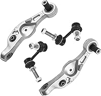Vista 188 de Detroit Axle - Kit de brazos de control delanteros de 4 piezas para Ford Mustang Base GT 05-10 2005 2006 2007 2008 2009 2010, 2 brazos de control