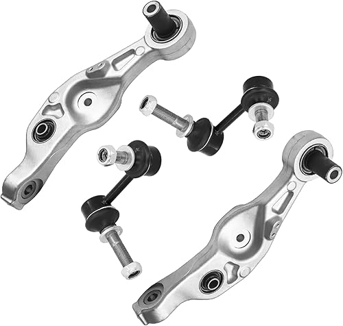 Miniatura 188 de Detroit Axle - Kit de brazos de control delanteros de 4 piezas para Nissan Cube 2009-2014, Nissan Versa 2007-2012 2 brazos de control inferiores con