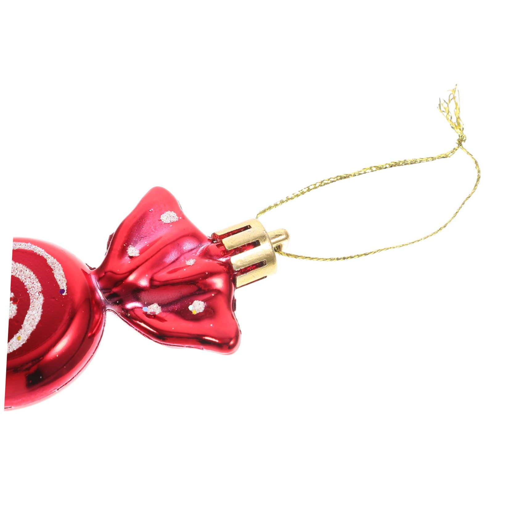 PRETYZOOM 30 Piezas Colgante de de Navidad Adornos de árbol de árbol de Navidad Dulces Colgando Colgantes navideños Christmas Tree Decorations Decoraciones navideñas Rojo