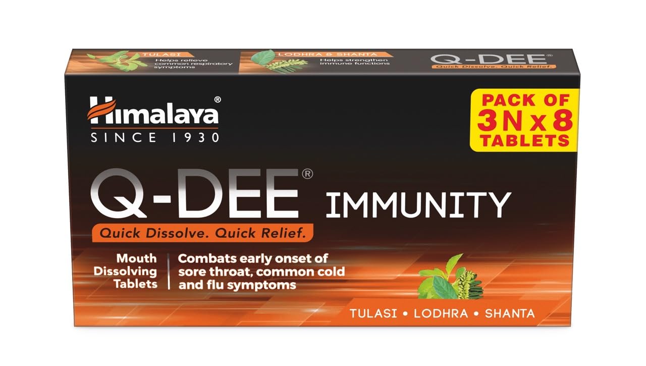 Himalaya Q-DEE (IMMUNITY) TABLETS 3NX8'S Pack