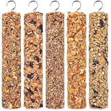 KATUMO Parrot Treats 5 PCS Bird Crunch Sticks Cockatiel Treats Parakeet Snacks Conure Food Sticks for Parakeet Cockatiel Canary Finch Lovebird Conure Lorikeet Parrots