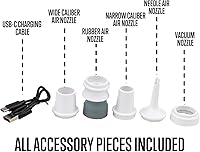 Vista 2 de ALPS Mountaineering Bomba de aire nano, batería recargable, inflador/desinflador/luz