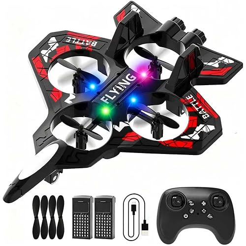 M33 remote control aircraft is suitable for adults aged 14 and above. It is suitable for beginners of remote control aircraft, fighter jets, and drones. It has a 360° flip design and can be easily controlled. (red)
