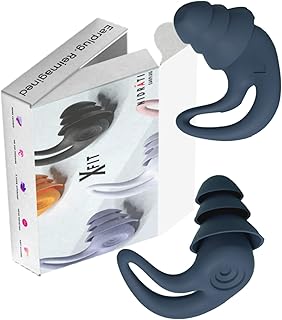 Nidrati™ 2021 X-Fit Series Earplugs for Concerts, Sleeping, Work, Motorcycle, Ear Plugs Noise Cancelling for Shooting Rang...
