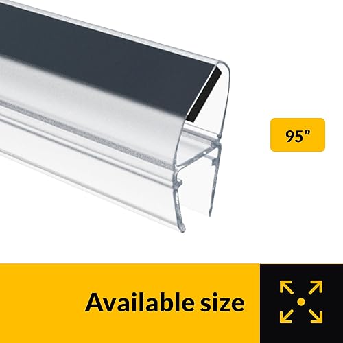 Miniatura 5 de Brixwell PSM458N Perfil magnético de 45 grados para vidrio a vidrio se adapta a la mano derecha de 1/4" a 5/16" (6 a 0.311 in) - Longitud de stock