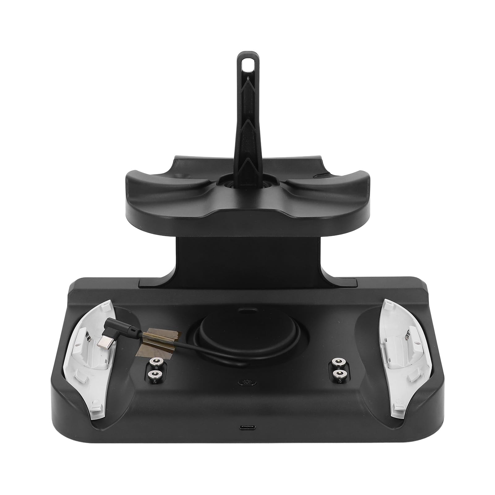 Gedourain Supporto di Ricarica per Controller VR Comoda Ricarica Rapida Illuminazione RGB Stazione di per Controller per Cuffie VR per Giocatori Materiale ABS (Nera)