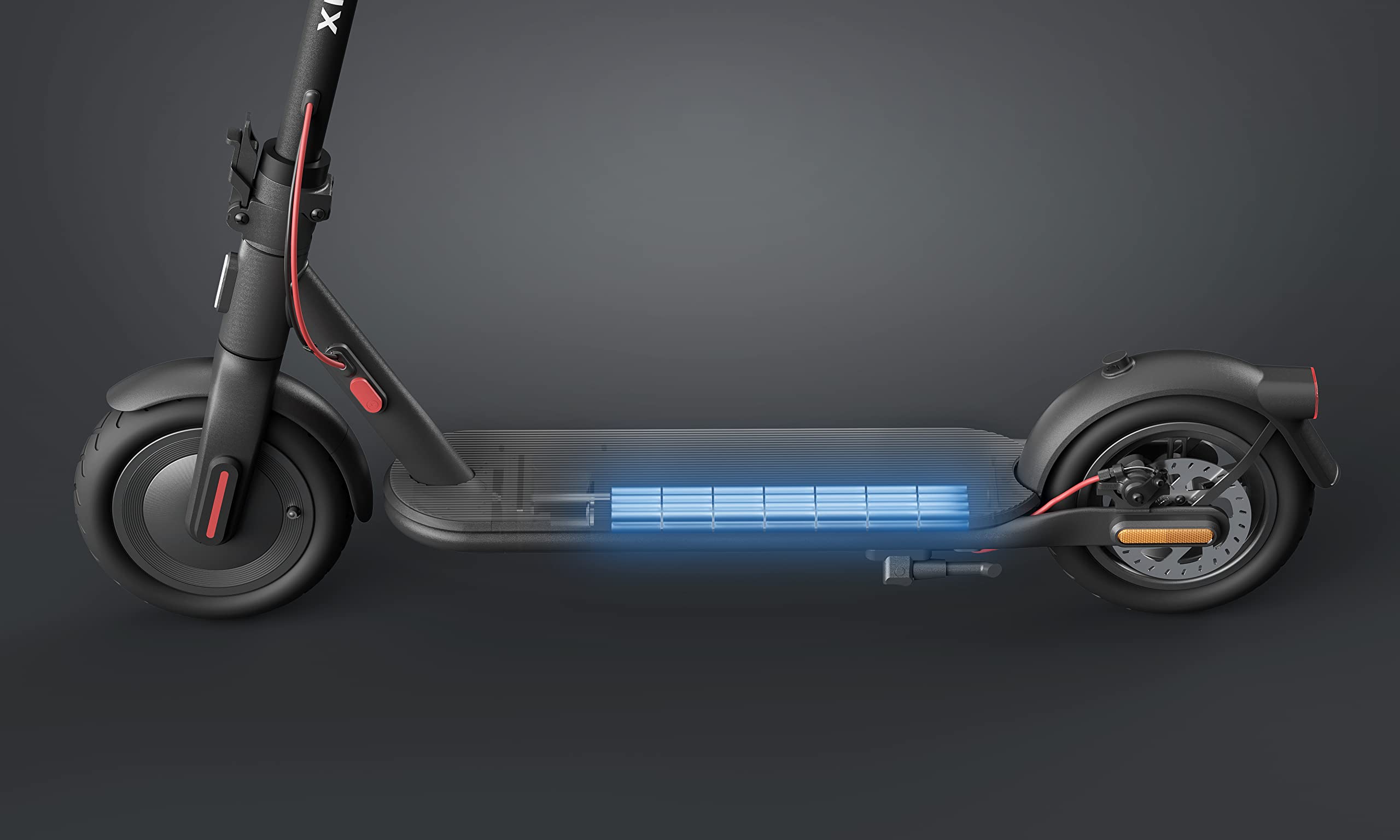 Xiaomi Electric Scooter 4 Serie (DE) Faltbarer E-Scooter mit Straßenzulassung und max. 20km/h – bis zu 60km Reichweite, Duales Bremssystem, LED-Display & App-Einstellungen.