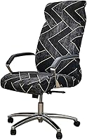 Vista 14 de Funda elástica para silla de oficina con cremallera, funda impresa para silla de computadora para silla con reposabrazos, universal, extraíble