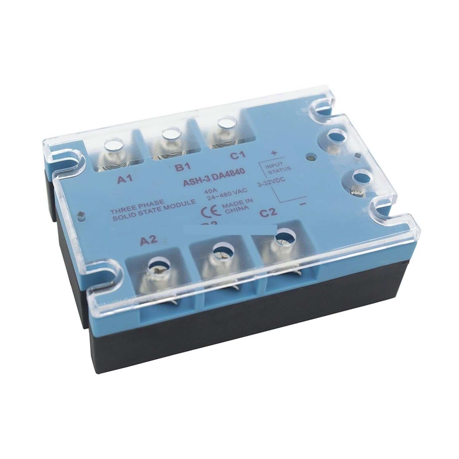TSR-40DA three phase DC to AC 40A 90-480VAC solid state relay ASH-3 DA4840