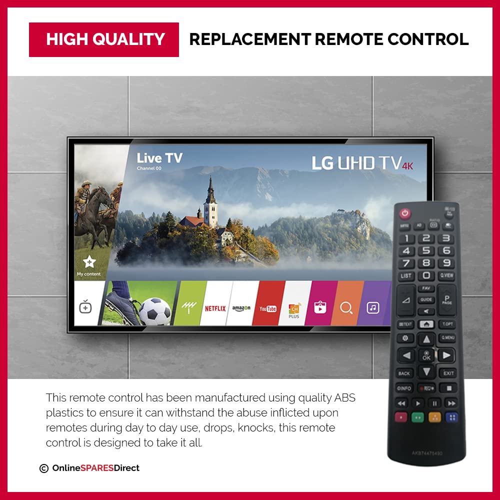 Télécommande Neuve Pour Téléviseur LG 49UF640 / 49UF640T - Remplacement