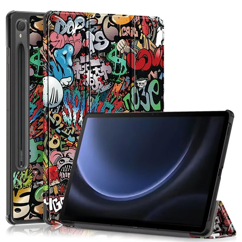 ProElite Cover for Samsung Galaxy Tab S9 FE 10.9 inch Cover Case, Smart Trifold Flip case Cover for Samsung Galaxy Tab S9 FE 10.9 inch Support S Pen Magnetic Attachment, Hippy (B0CL29X6NW) Amazon Price History, Amazon Price Tracker