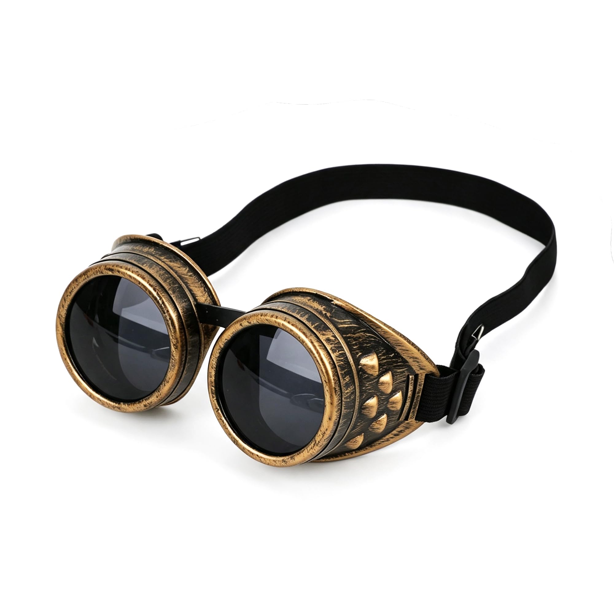 OhMill Vintage Steampunk Goggles Glasses Cosplay Halloween Costume