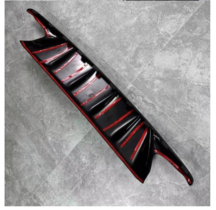 Difusor trasero para Ford Focus Hatchback ST Mk4 parachoques tuning cenefa spoiler 2019-2025 4