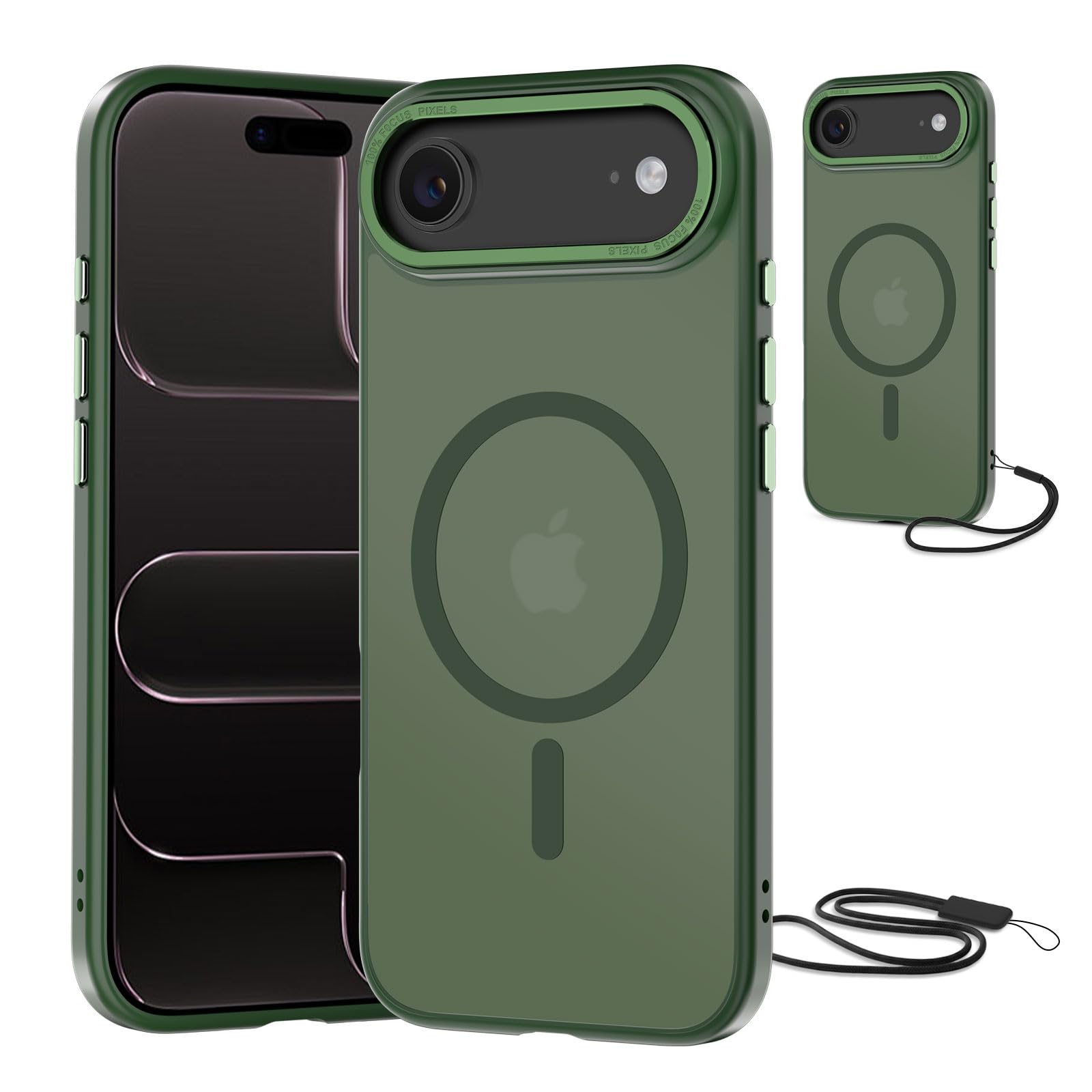 NEW'C Magnétique Coque pour iPhone Air (6,5 Pouces), Compatible avec MagSafe Ant