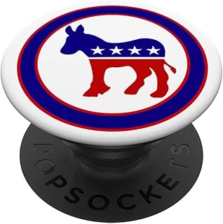 Democrats Donkey Symbol of the Democratic Party PopSockets Swappable PopGrip
