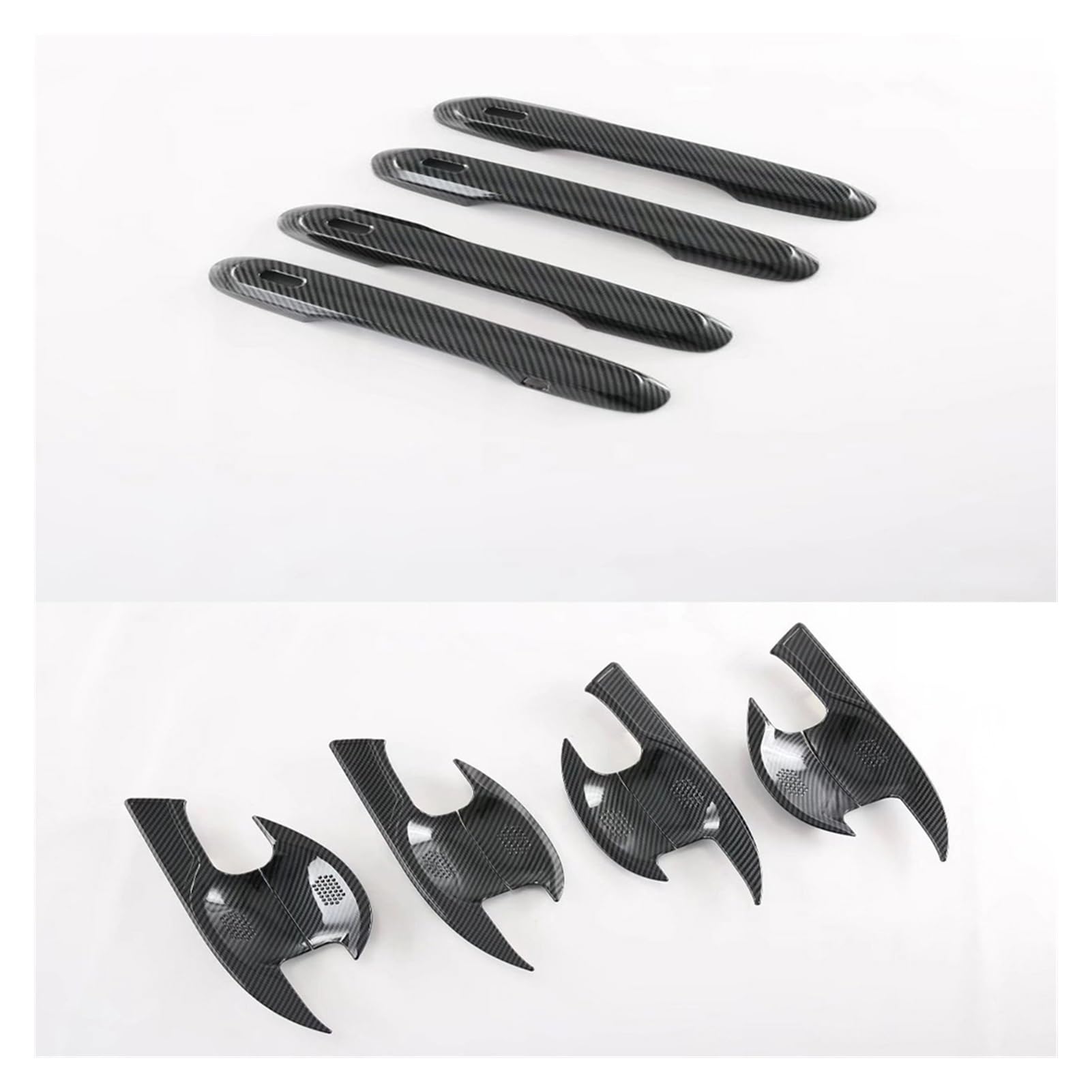 Fahbstr 3 Car Inner Handle For Lexus Nx 260 50H 2022 Carbon Fiber Side Door Handle Cover Bowl Trims Car Sticker Styling Exterior(3)