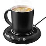 Coffee Mug Warmer with Mug Set - Cup Warmer for Desk Auto Shut Off, Smart Electric Beverage Heater for Coffee, Tea, Water, Milk and Coco, 8 Temperature Settings & 1-12H Timer, Gifts for Coffee Lovers