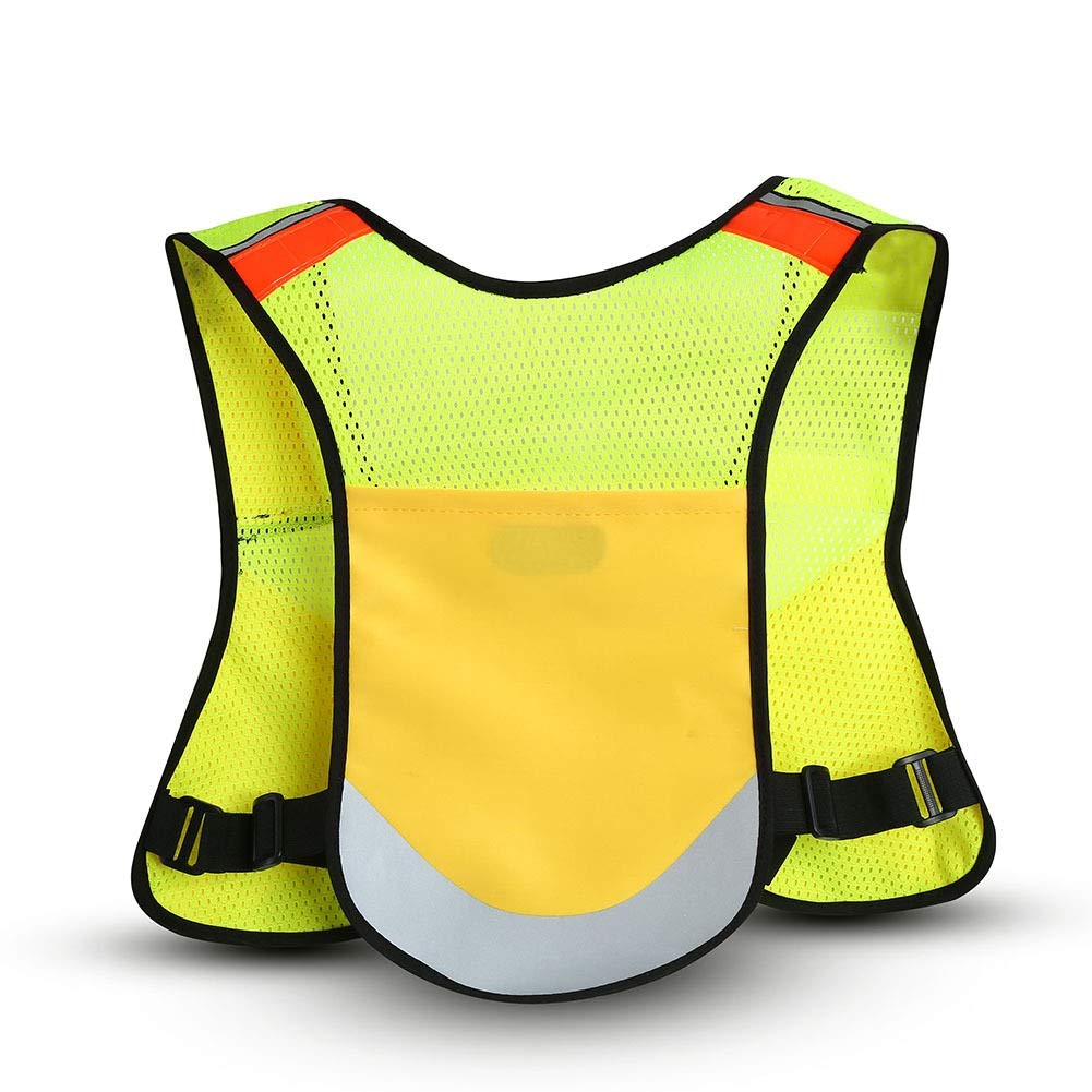Gilets de sécurité Multi-fonction Nuit Courir Sport Reflective Cyclisme Course à pied Gilet de sécurité ajustable haute visibilité Gilet réfléchissant Veste Gilets réfléchissants haute visibilité