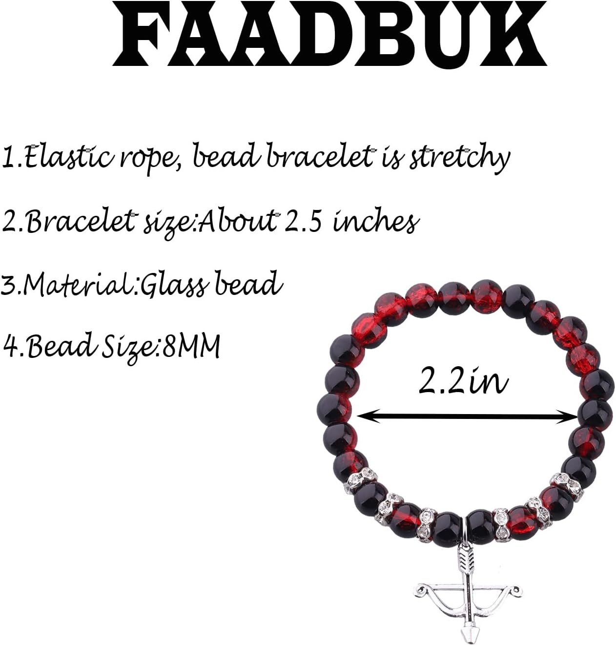 FAADBUK Epic The Musical Inspired Gift Epic Sagas Beaded Bracelet for Musical Fan Odysseas Greek Mythology Gift image 2