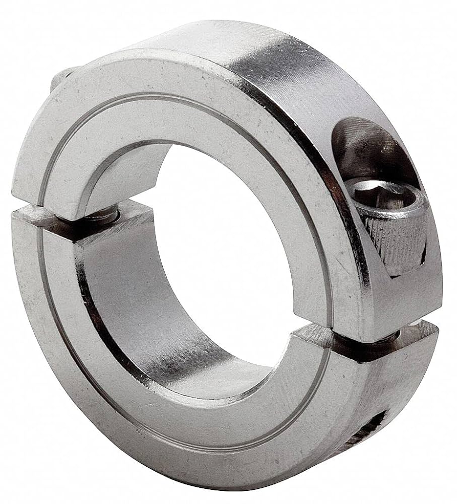Shaft Collar,Clamp,2Pc,6 in,SS: Amazon.com: Industrial