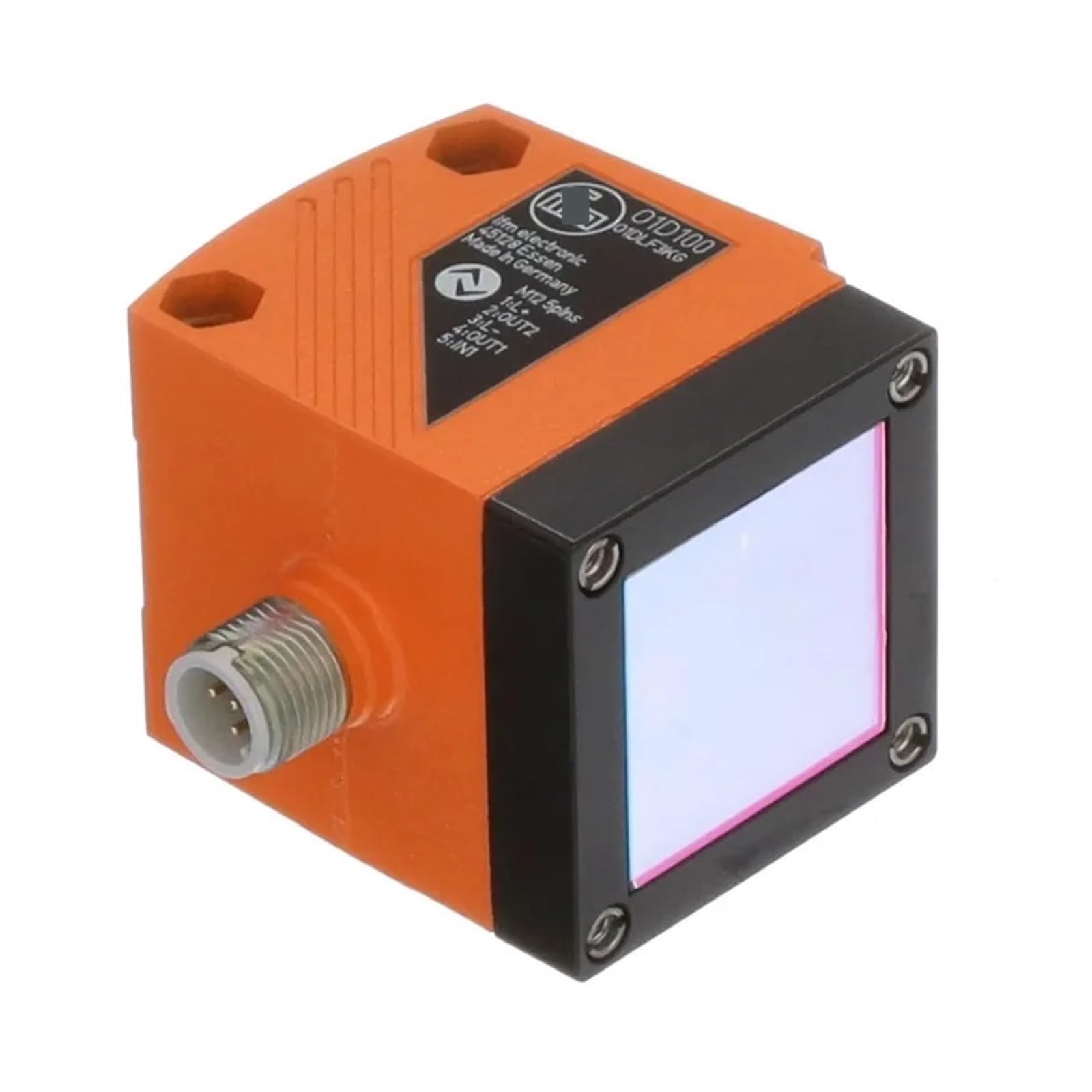 O1D100 Photo Electric Distance Sensor Diffuse Laser 0.2-10m Range M12 O1D Series