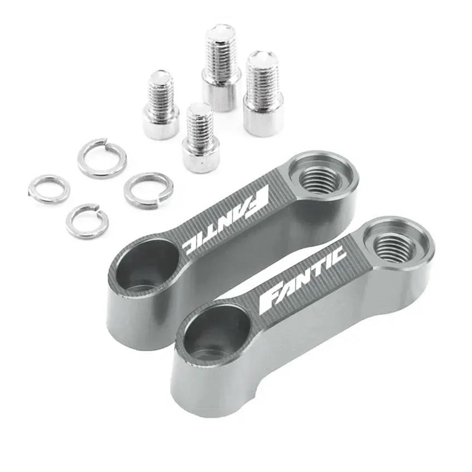 Ztqlijqf Gray Extension Bracket For Fantic Caballero Flat Track 125 250 500 Rally Scrambler Enduro Range Xe125 Xef250 450/Xe5(Gray)