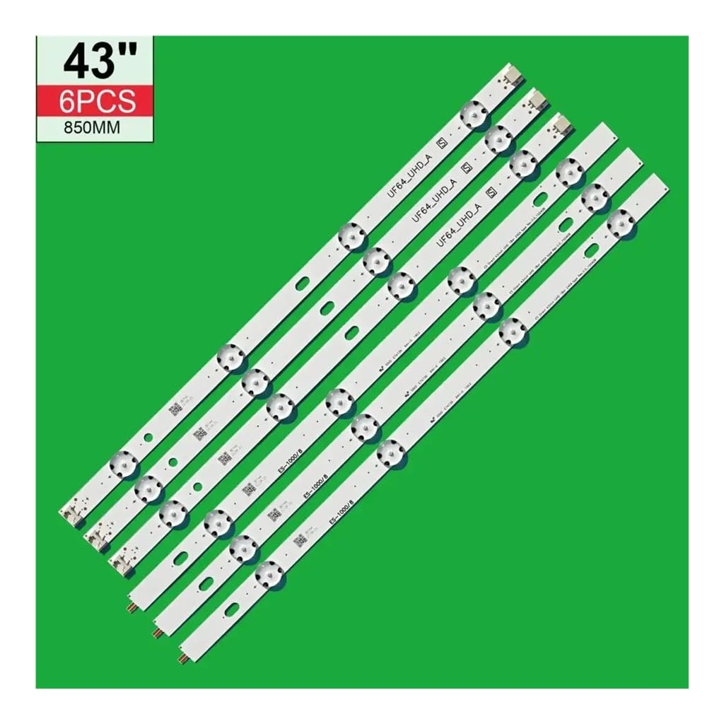 Bande de rétroéclairage LED, for LG UF64_UHD_A 43LH604V 43UH603V 43UH610V 43UF6407 HC430DGN 43UF6409 43UH6030 43UF640