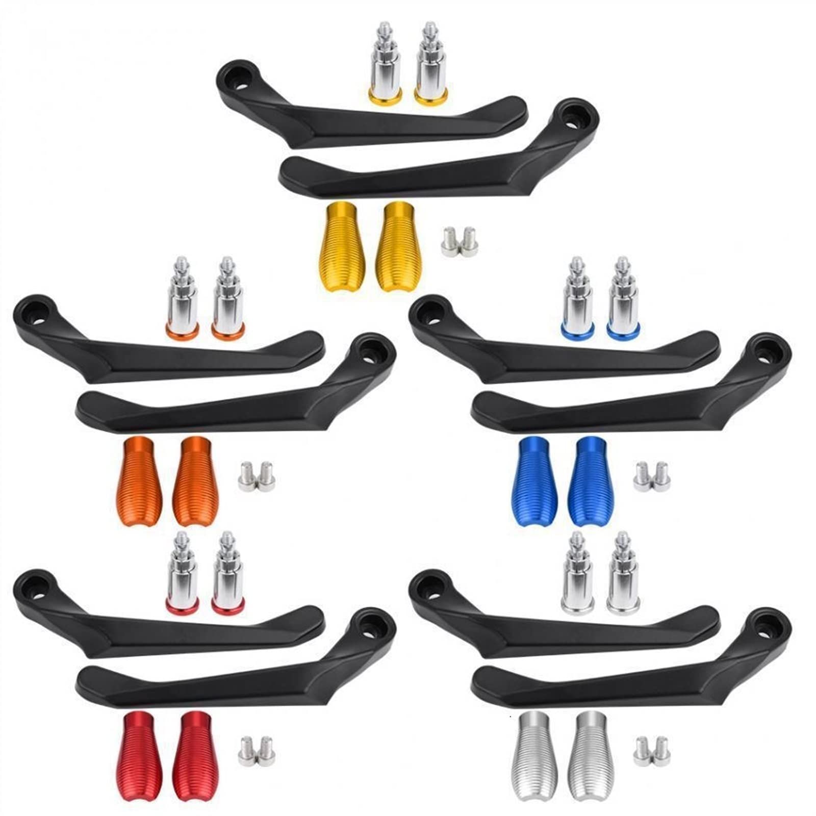 Protecteurs De Leviers Pour Moto Yamaha R3 R25 R1 R6 - Aluminium, Couleurs Au Choix - 4