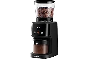 SHARDOR Electric Burr Coffee Grinder Conical Burr with Timer