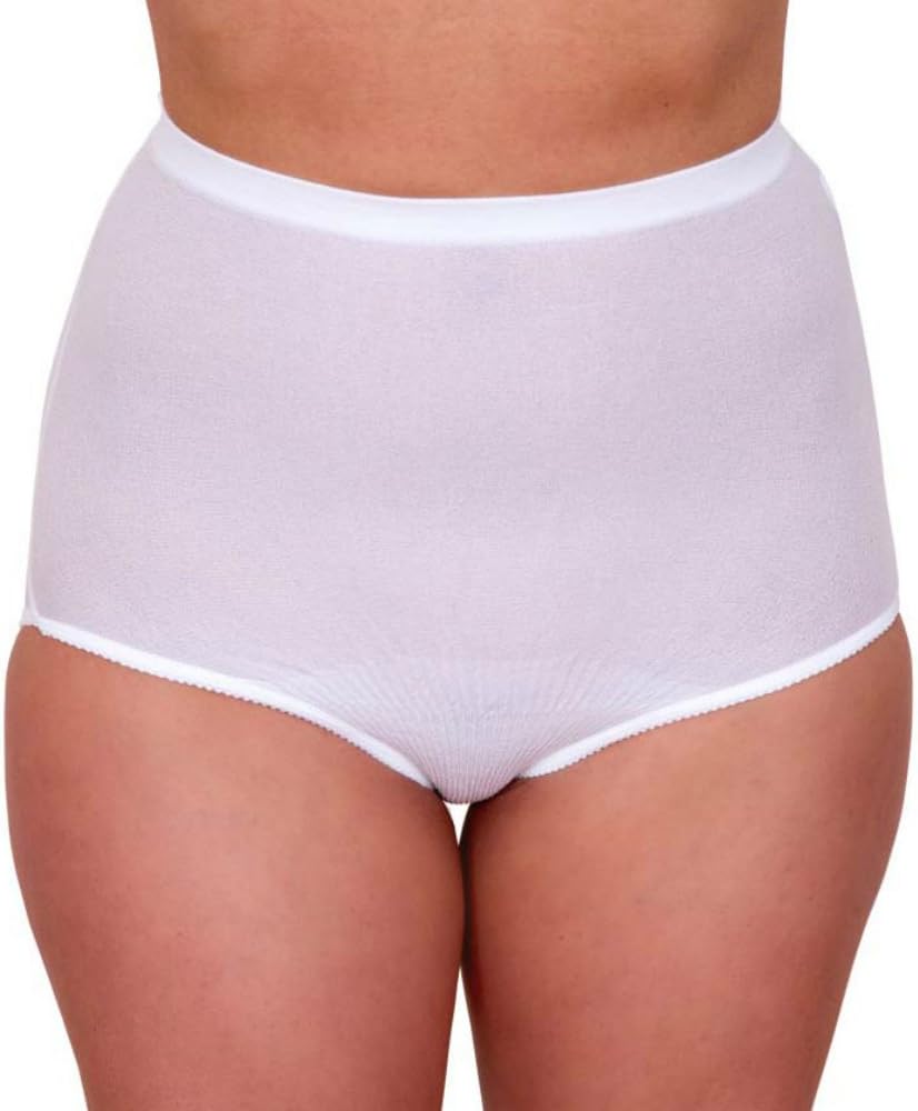 Body Force Women's Shaper Alternative High-Waist Brief (3-Pack) Size 4-7 White