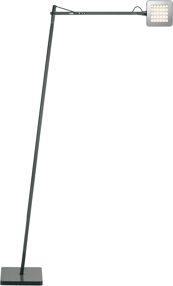 Flos Flos Kelvin LED F C/Base EU/US/GB ANT, aluminium, grijs, 67,5x16,5x110cm