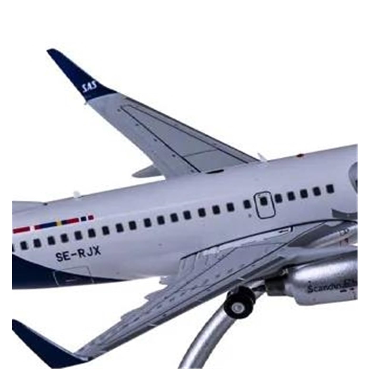 Aviones clásicos Antiguos 1:200 SAS 737-700 SE-RJX Airlines Avión Modelo De Aleación De Metal Ornamento