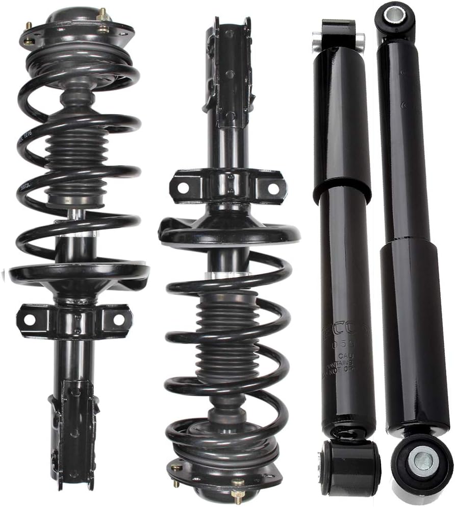 ECCPP Complete Struts Front and Rear Pair Strut Spring Assembly Shock Absorber for 05-10 for Chevrolet Cobalt,06-11 for Chevrolet HHR,07-09 for Pontiac G5,05-06 for Pontiac Pursuit Set of 4