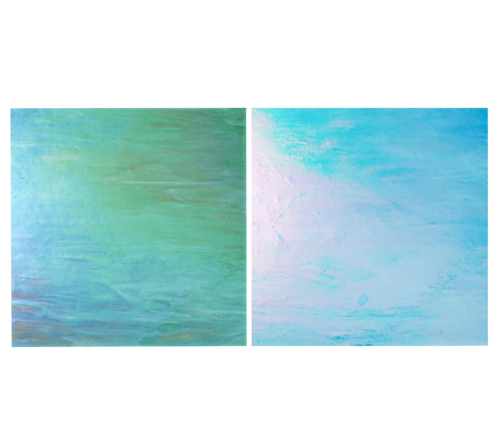 2 Sheets of 12x12 inch Stained Glass Sheets for Crafts Iridescent Stained Glass Panels for Glass Mosaic DIY Hobby Stained Glass Supplies product thumbnail 6