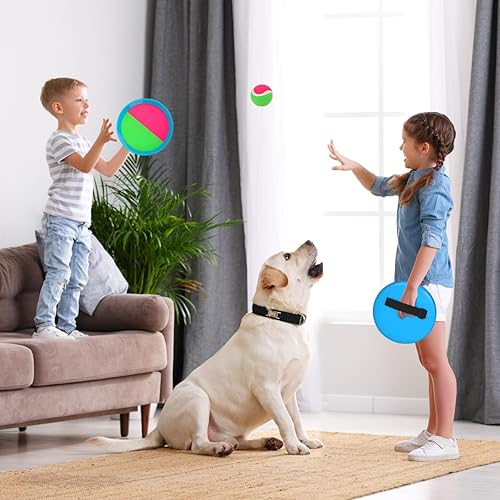 Miniatura 24 de EVERICH - Juego de pelota de lanzamiento y captura mejorado, juegos al aire libre para niños, juguetes al aire libre, juegos de patio, juguetes