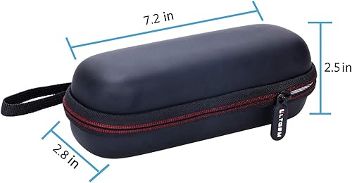 Miniatura 3 de LTGEM - Funda rígida de EVA para recortadora de vello de nariz Panasonic ER-GN30-K/ER-GN-30-H/ER-GN70-H / ER430K, sistema de limpieza de recortadora