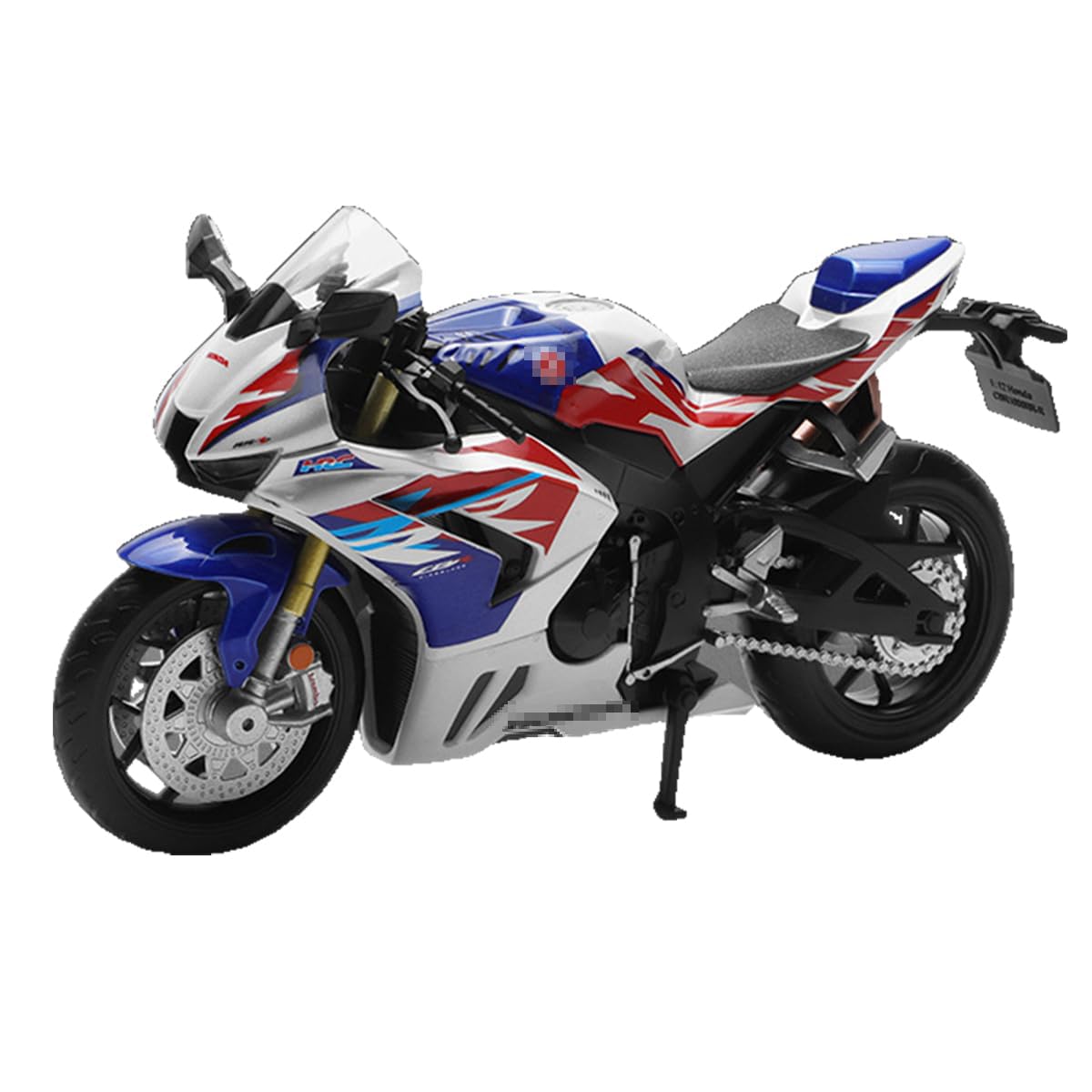 Doyomtoy Modello di moto CBR1000RR in lega, scala 1:12, replica fedele, base decorativa gratuita