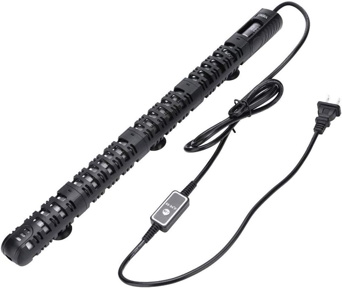 500 Watt Submersible Aquarium Heater Anti-Explosion Auto Thermostat Protective Sleeve Suction Cup for Saltwater Freshwater Fish 53-93 Gallon Tank