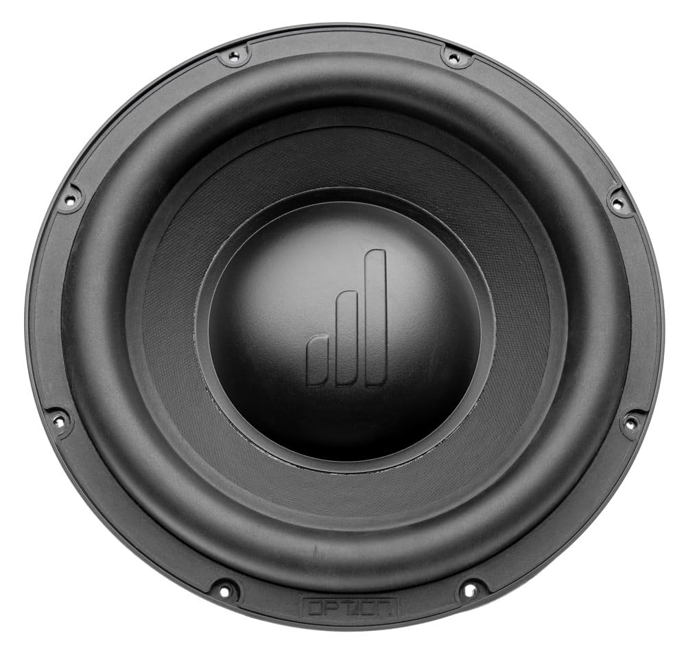 Option AIR-F10 D4 Subwoofer, 25cm, 4+4 Ohm, Doppel-Schwingspule, 300 Watt RMS, Flacher Subwoofer 10 Zoll