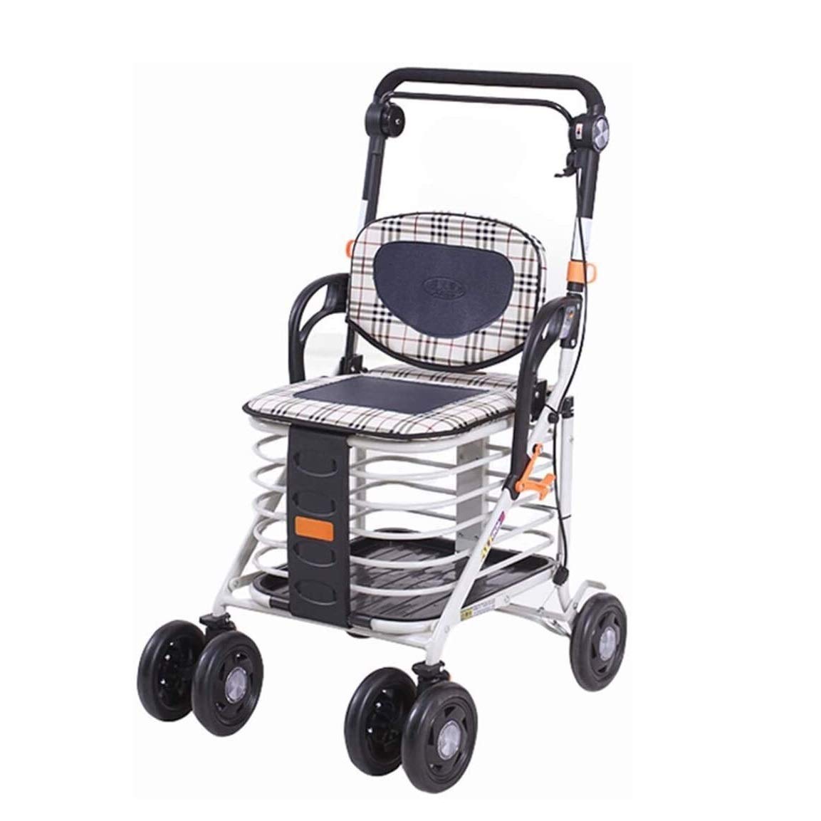 Buy Walker for Seniors, Wheel Rollator Medical Walker, Folding Rollator With 4 Wheel Shopping