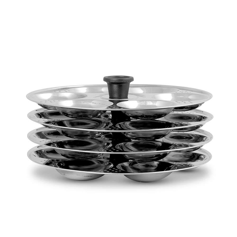 6 Idli plates, each accommodating 4 idlis