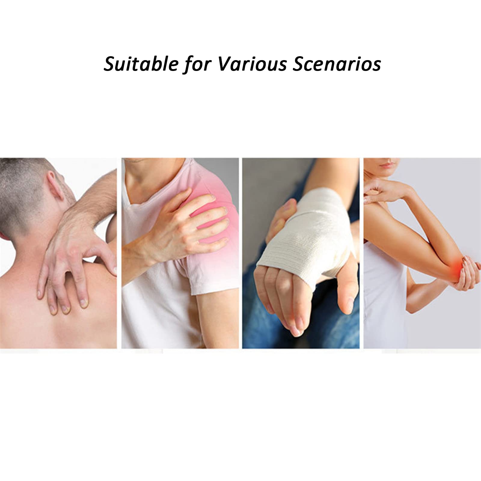 Cabestrillo de malla para brazo, correa de soporte médico con cojines de hombro suaves, soporte de hombro ligero, ajustable y transpirable para mujeres y hombres, se adapta al brazo izquierd