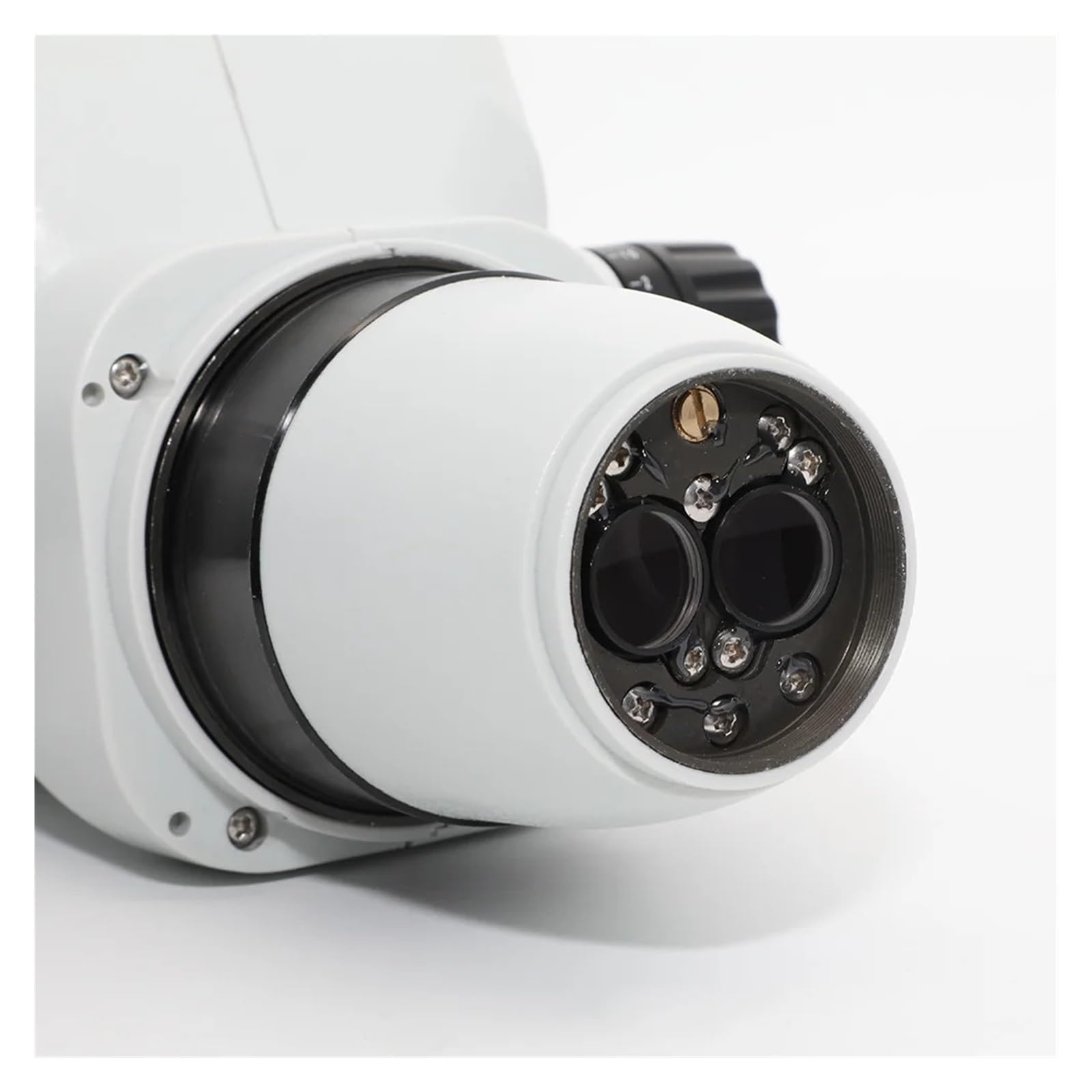 Testa for microscopio trinoculare con zoom simul-focale 7X-45X